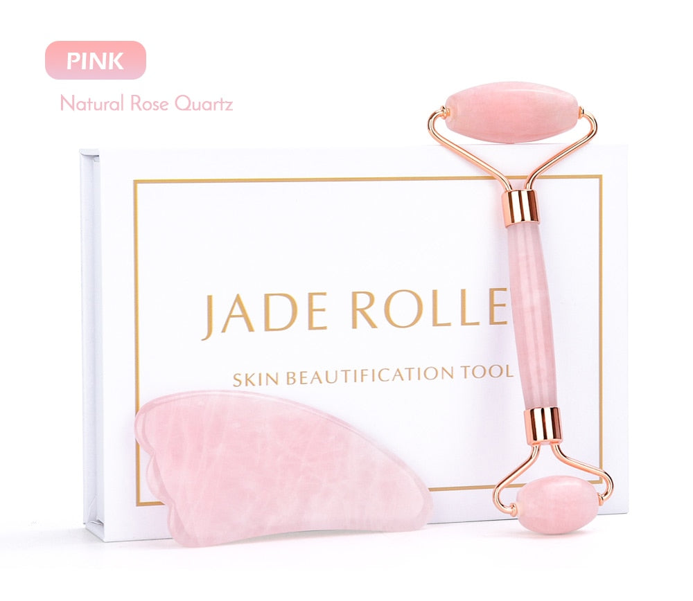 Rose Quartz Jade Roller